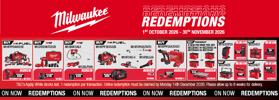 Milwaukee Q4 Redemptions 1 Oct - 30 Nov 2026